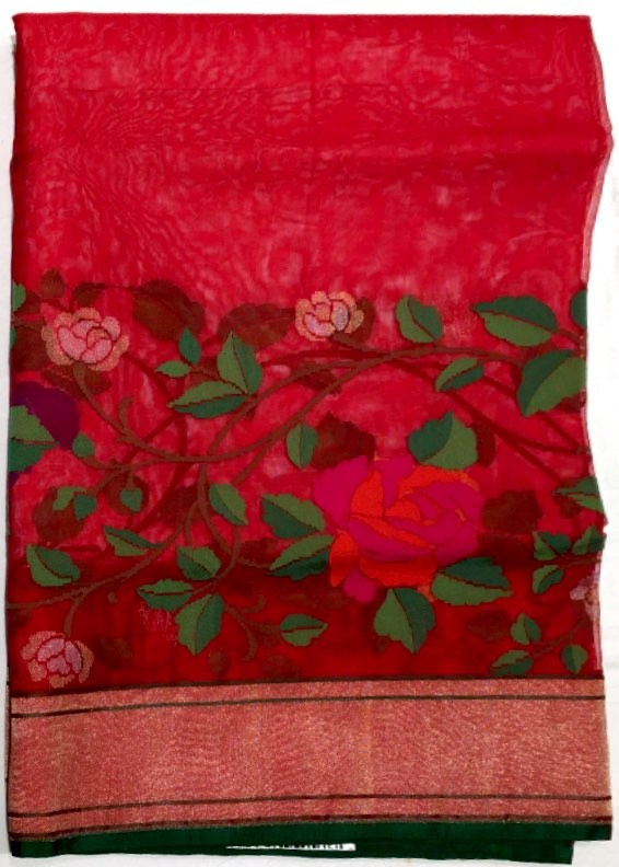Banarasi Kora Pure Silk Saree