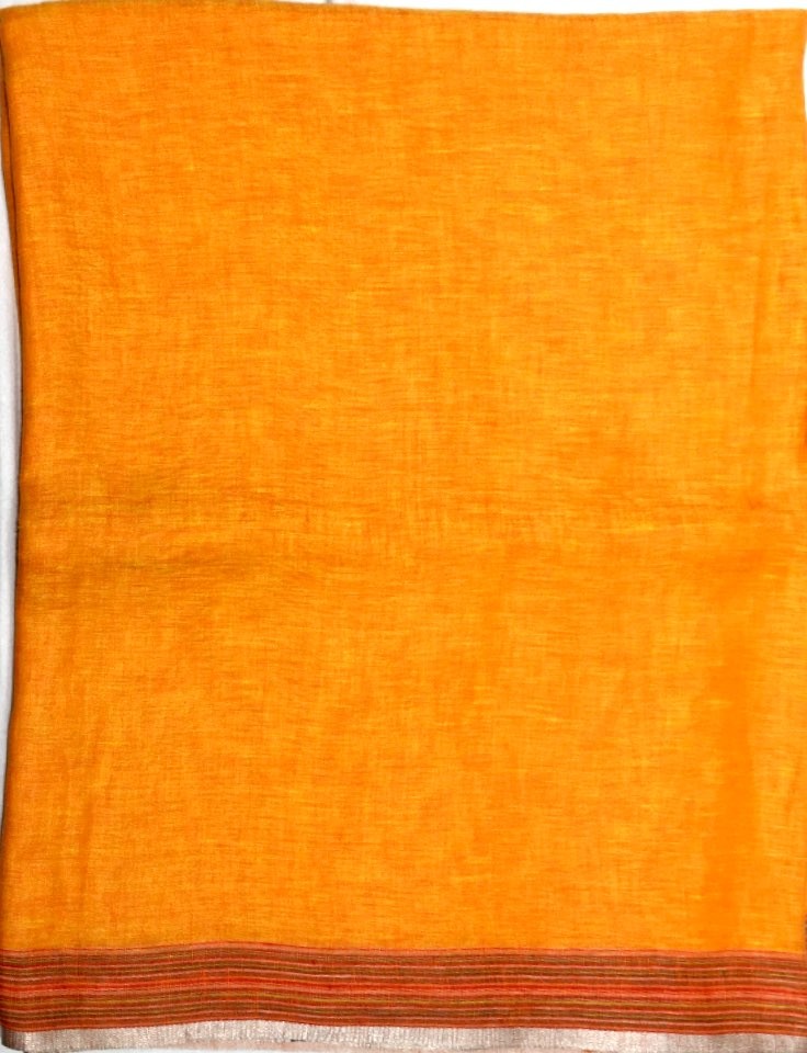 Linen Printed Saree