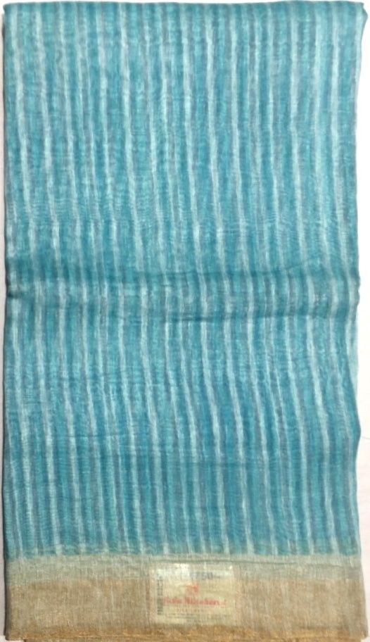 Printed Tussar Silk Saree
