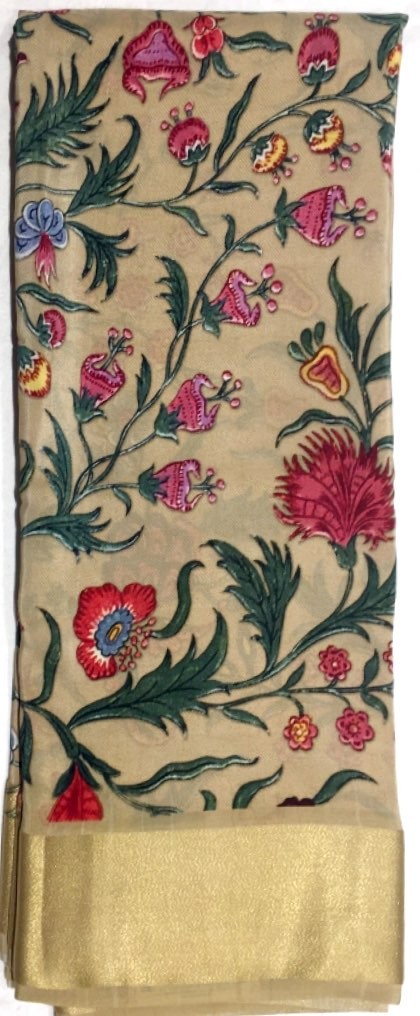 Pure Silk Printed Saree