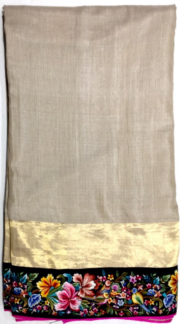 Banarasi Tussar Pure Silk Saree