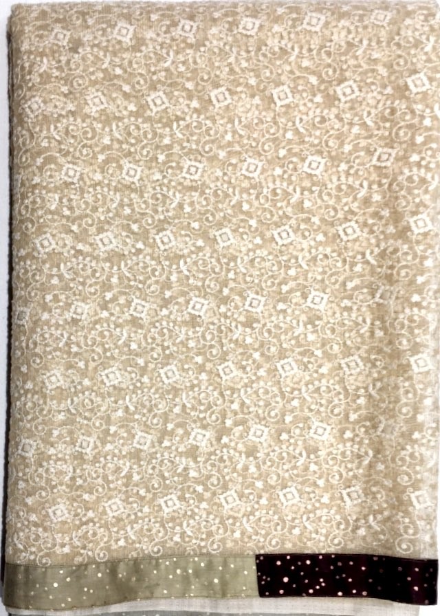 Linen Printed Saree